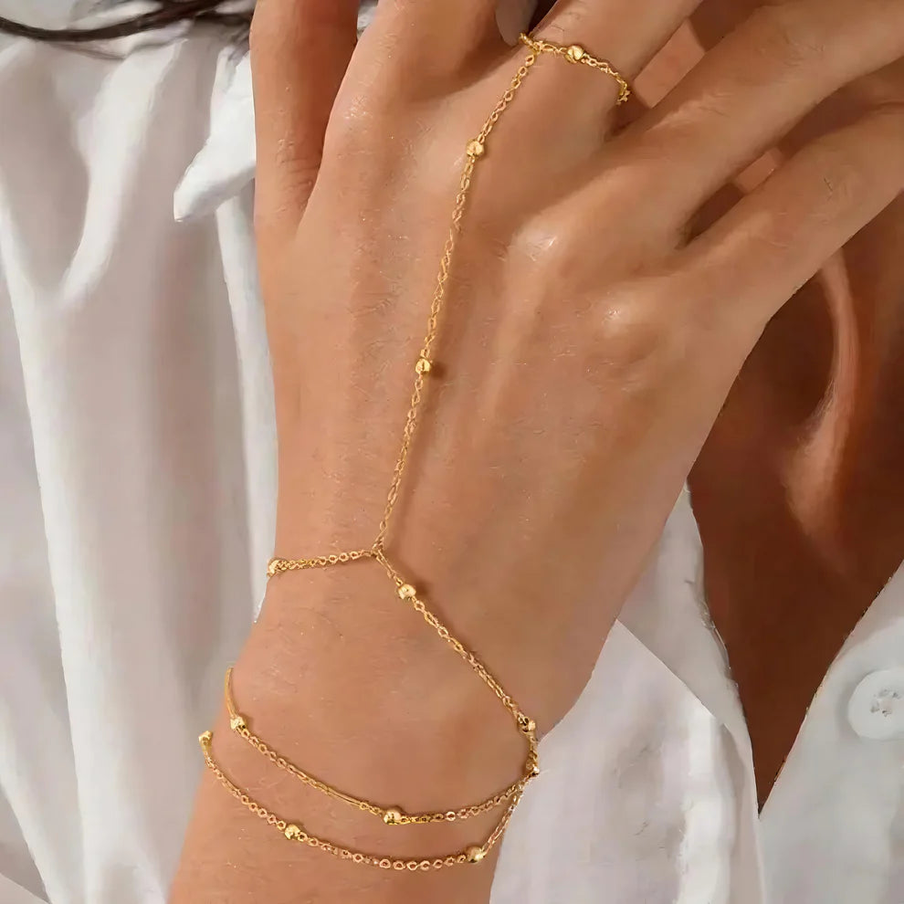 Floria Beaded Multi-Layer Handchain