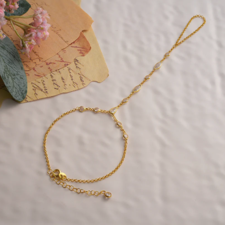 Rosalia Zircon Glow Handchain