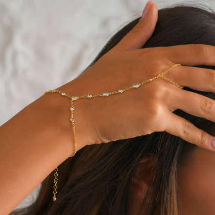 Rosalia Zircon Glow Handchain